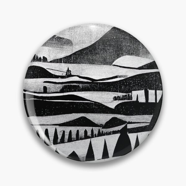Item preview, Foggy Mountain Meadow: Block Art designed and sold by Studio Axis.