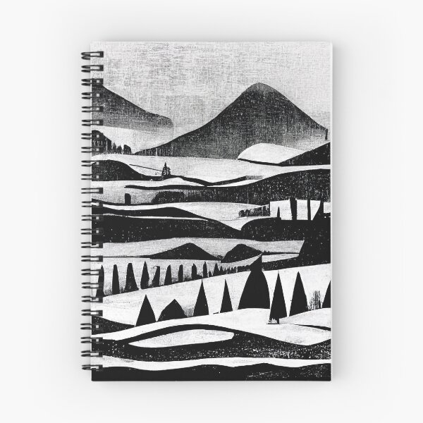 Item preview, Foggy Mountain Meadow: Block Art designed and sold by Studio Axis.