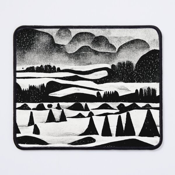 Item preview, Clouded Mountains: Block Art designed and sold by Studio Axis.