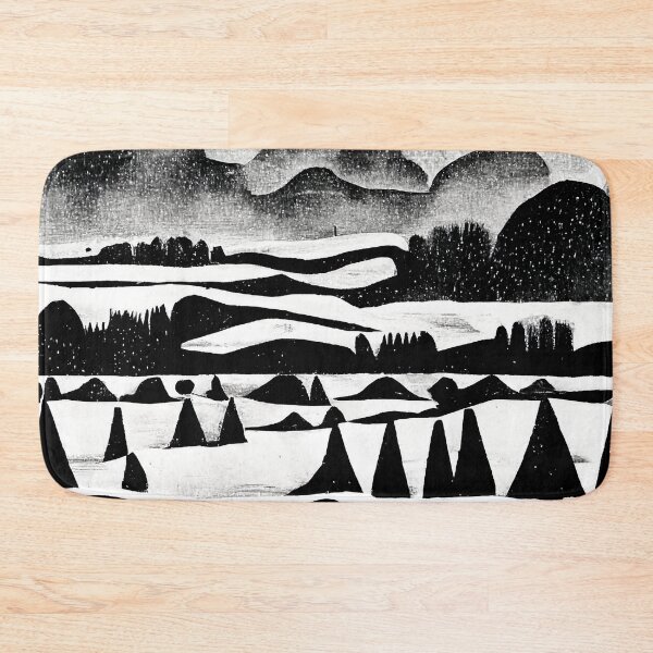 Item preview, Clouded Mountains: Block Art designed and sold by Studio Axis.