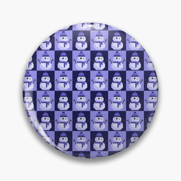 Item preview, Twee Pixel Snowmen, Snowy Blue designed and sold by rin3d .