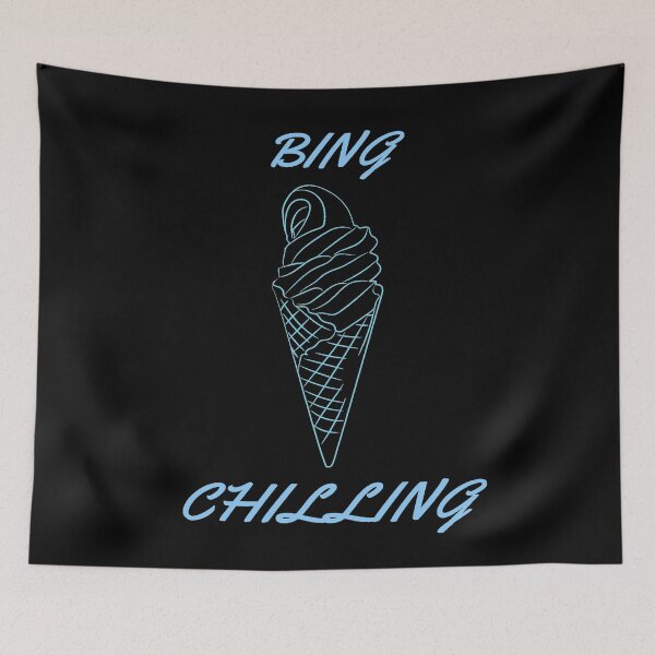 Item preview, BING CHILLING - ICE CREAM MEME designed and sold by ArtzandDesignz.