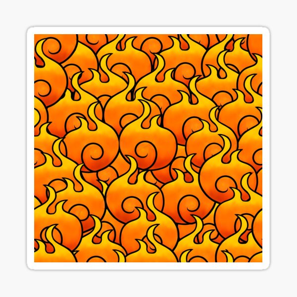 Flame Flame Fruit - Mera Mera No Mi - Sticker