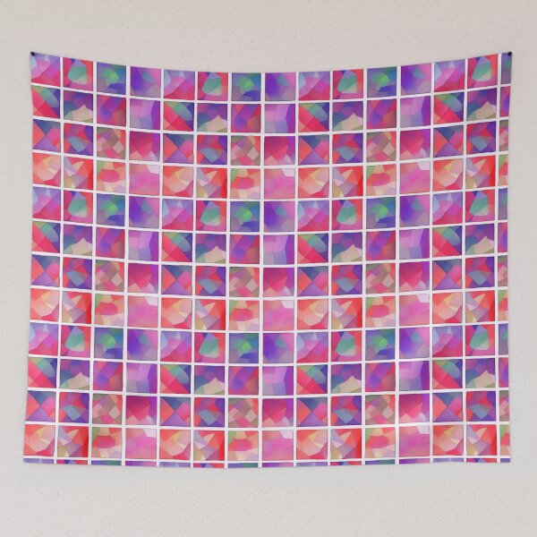 Item preview, Fantasy of colored squares designed and sold by falltee.