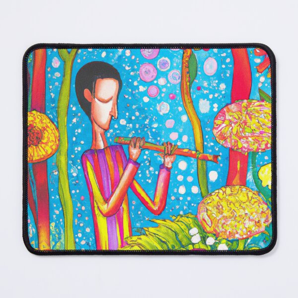 Item preview, The Psychedelic Flutist designed and sold by InkworksCA.