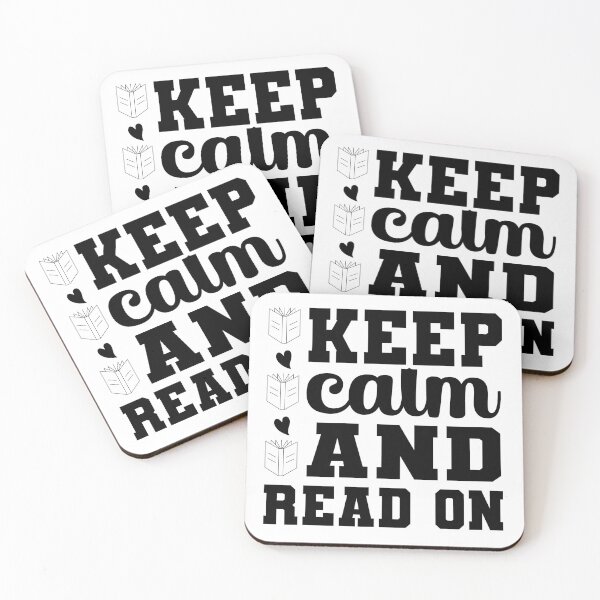Item preview, keep calm and read on designed and sold by sweetanndspooky.
