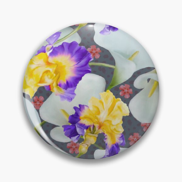 Artikelvorschau, Calla und Iris Musterdesign Vintage Design entworfen und verkauft von Tina Veenstra.