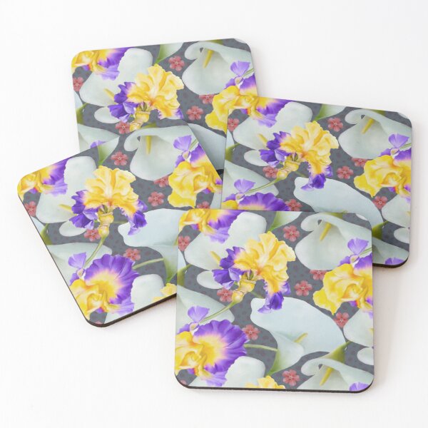 Item preview,  Calla and Iris Seamless Pattern Vintage Design designed and sold by Tina Veenstra.
