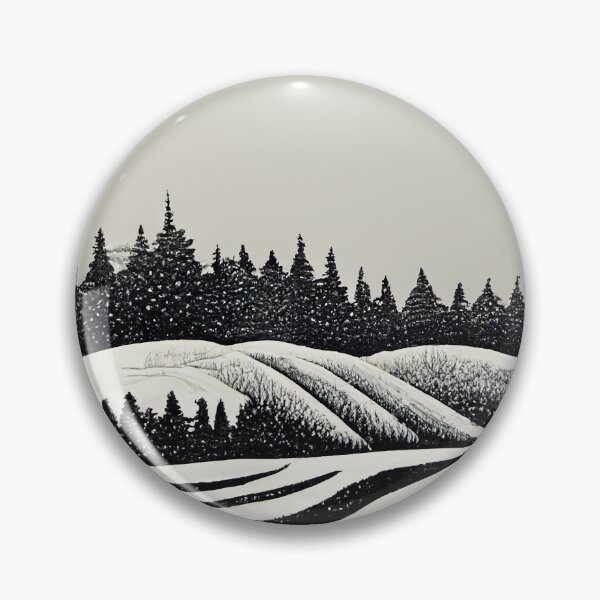 Item preview, Grazing Hills in Pine Shadow: Block Art designed and sold by Studio Axis.