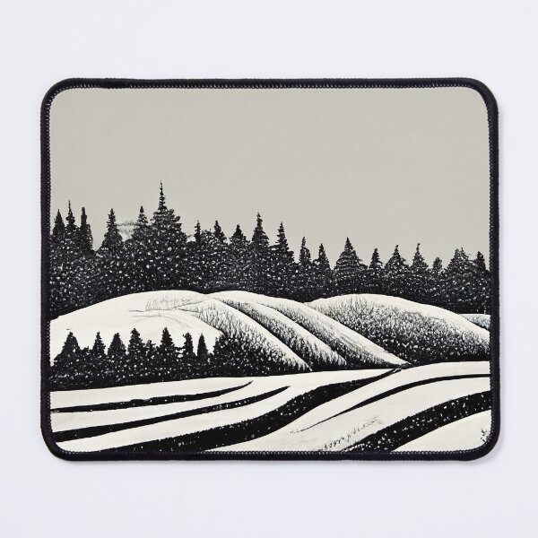 Item preview, Grazing Hills in Pine Shadow: Block Art designed and sold by Studio Axis.