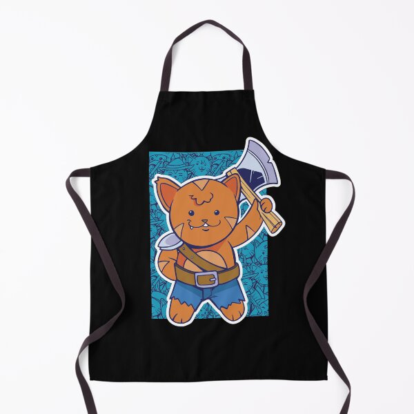 Item preview, D&D Barbarian Class Cat designed and sold by sunburstrpg.