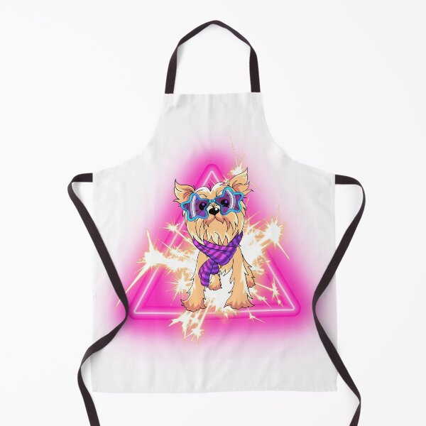 Item preview, Sparkling Dog With Glasses On Pink Triangle designed and sold by adembulut.