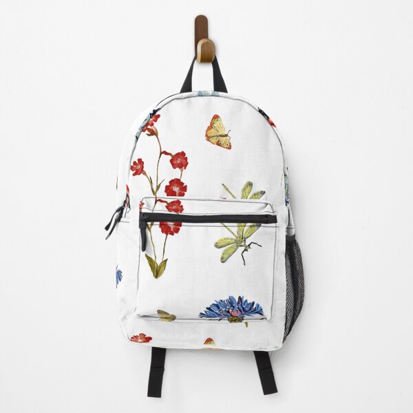 Item preview, Insect flower camomile cute pattern a watercolor designed and sold by Yana Mustafina | Boho Soulful Designs.
