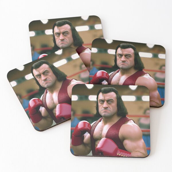 Item preview, Lord Ogre Prince Boxing in a Club for Fighting Digital Painting designed and sold by CodeAndColors.