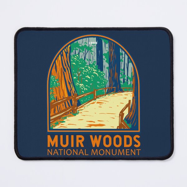 Item preview, Muir Woods National Monument California Emblem designed and sold by KrisSidDesigns.