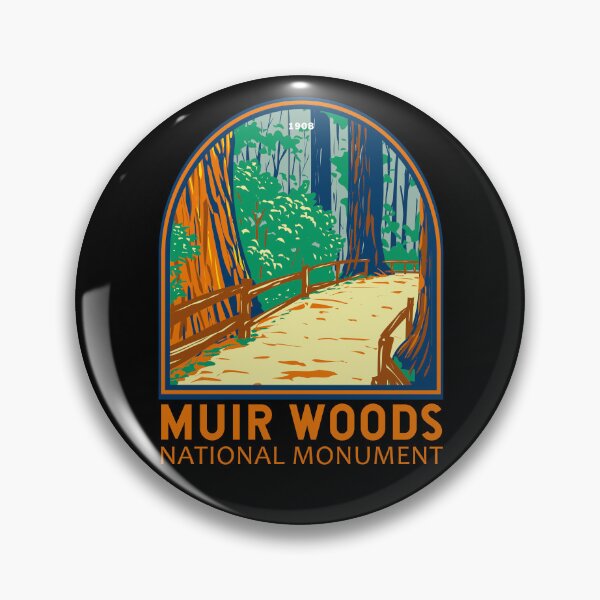 Item preview, Muir Woods National Monument California Emblem designed and sold by KrisSidDesigns.