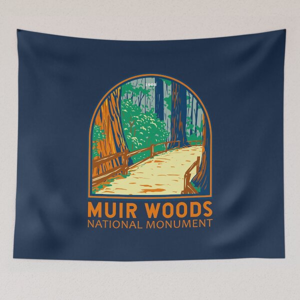 Item preview, Muir Woods National Monument California Emblem designed and sold by KrisSidDesigns.