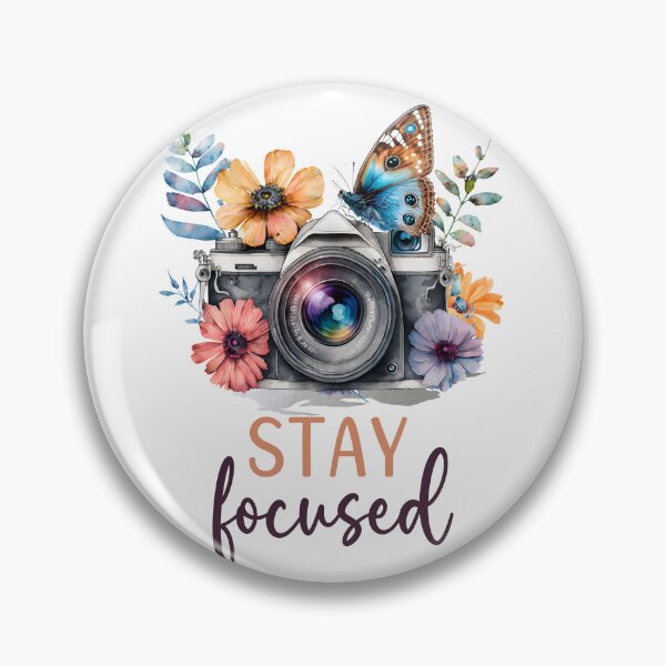 Item preview, Camera and Watercolor Flowers designed and sold by HappyLifeCreate.