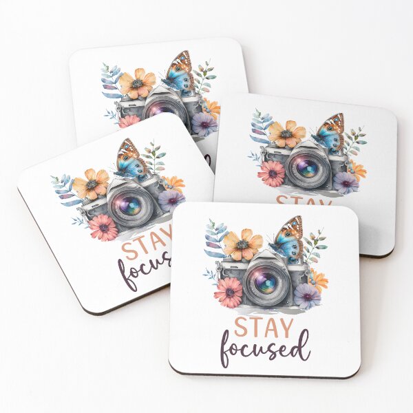 Item preview, Camera and Watercolor Flowers designed and sold by HappyLifeCreate.