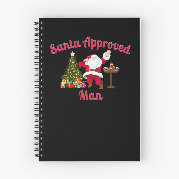 Item preview, Santa Approved Man - Black Background designed and sold by TheKnightWriter.