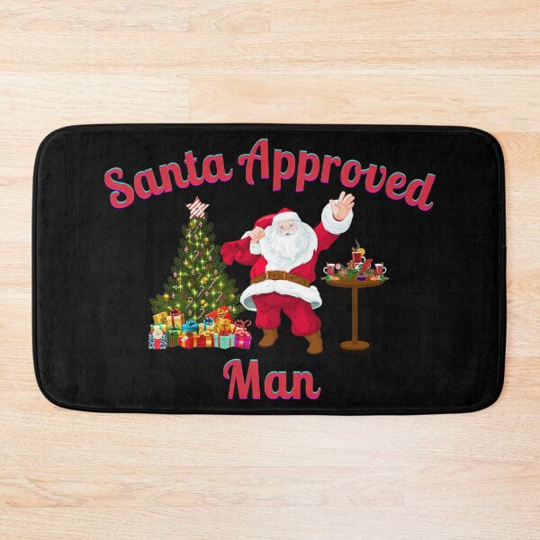 Item preview, Santa Approved Man - Black Background designed and sold by TheKnightWriter.