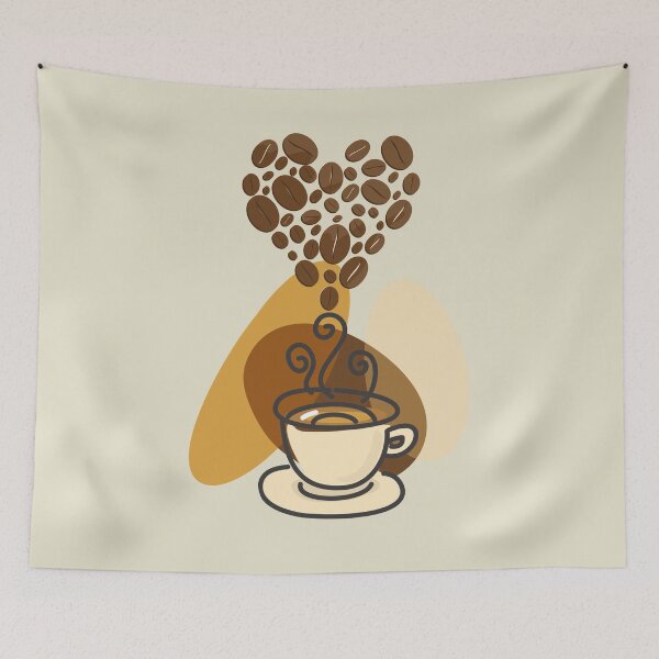 Item preview, Coffee time boho artwork  designed and sold by TipTopTapo.