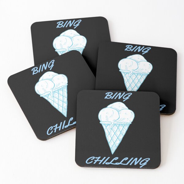 Item preview, BING CHILLING - ICE CREAM MEME designed and sold by ArtzandDesignz.