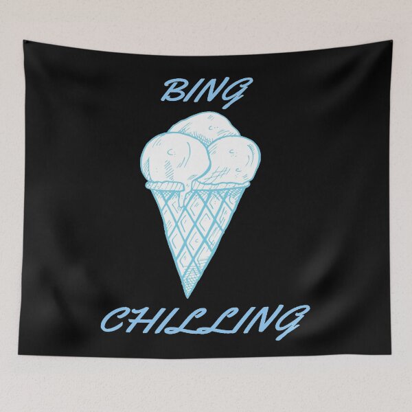 Item preview, BING CHILLING - ICE CREAM MEME designed and sold by ArtzandDesignz.