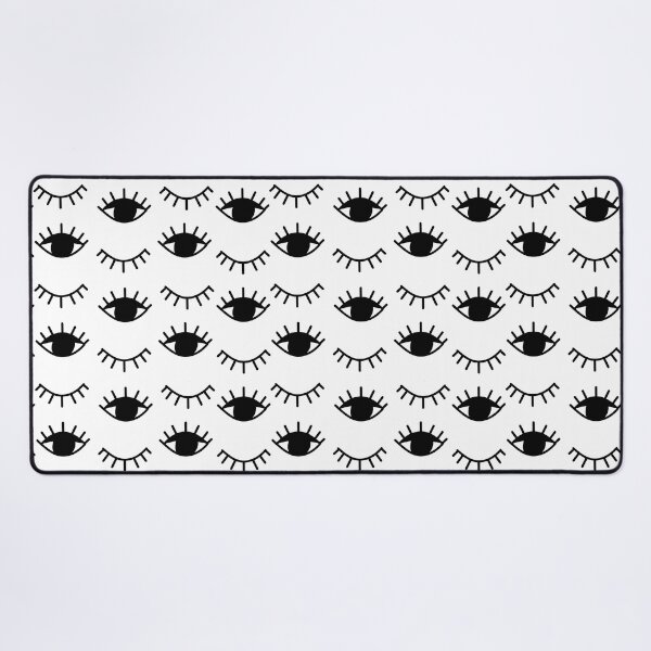 Item preview, Monochrome Minimalist Geometric Evil Eyes White designed and sold by High Bird Store.