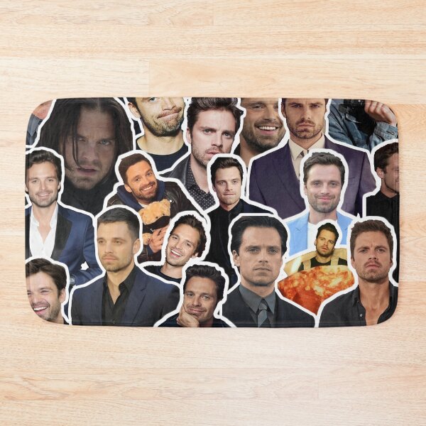 Item preview, Sebastian stan photo collage throw blanket designed and sold by cagslw.