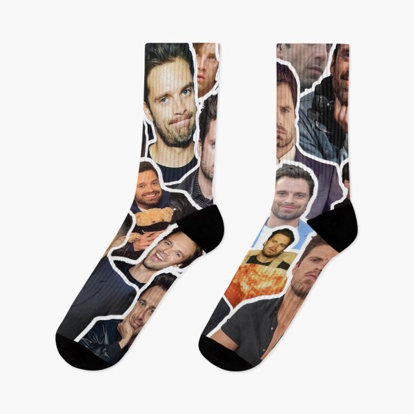 Item preview, Sebastian stan photo collage throw blanket designed and sold by cagslw.