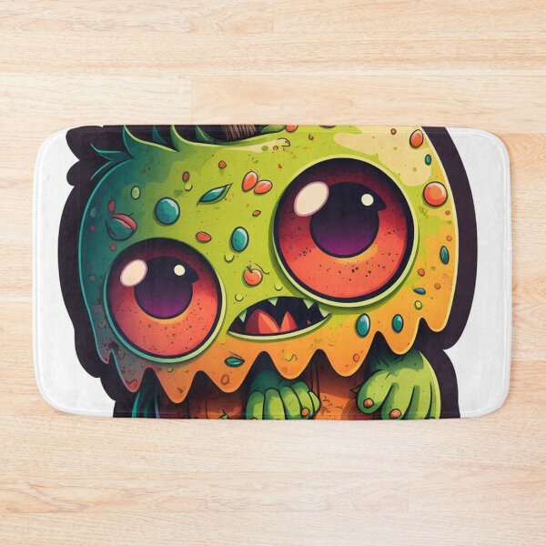 Item preview, Halloween cute pumpkin monster designed and sold by MarcGugDesigns.