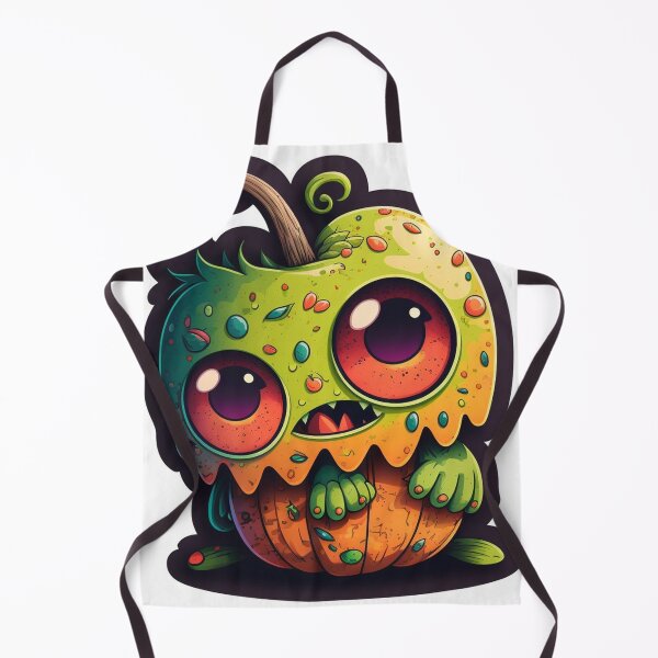 Item preview, Halloween cute pumpkin monster designed and sold by MarcGugDesigns.