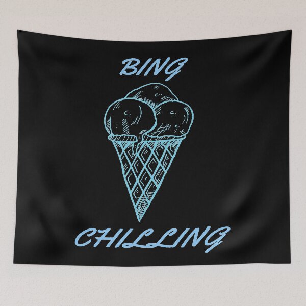 Item preview, BING CHILLING - ICE CREAM MEME designed and sold by ArtzandDesignz.