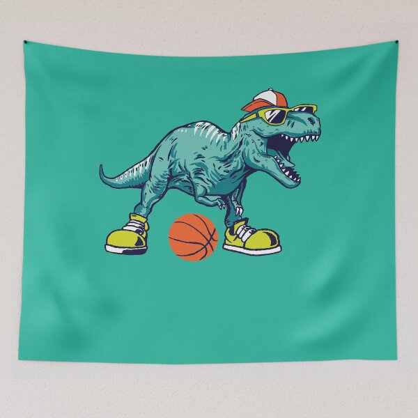 Item preview, How Ridiculous Rexy Basketball Air Rexy With Sunglass Slam Dunk  designed and sold by CandyLoo.