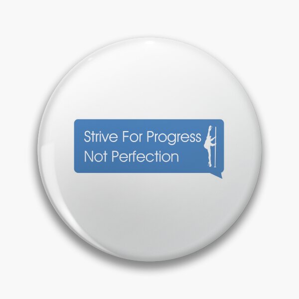 Item preview, Pole Dance quote Bumper Sticker | Strive for progress not Perfection designed and sold by Soratern.