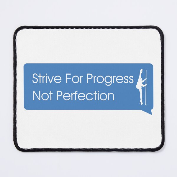 Item preview, Pole Dance quote Bumper Sticker | Strive for progress not Perfection designed and sold by Soratern.