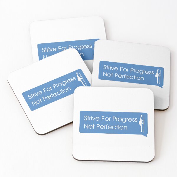 Item preview, Pole Dance quote Bumper Sticker | Strive for progress not Perfection designed and sold by Soratern.