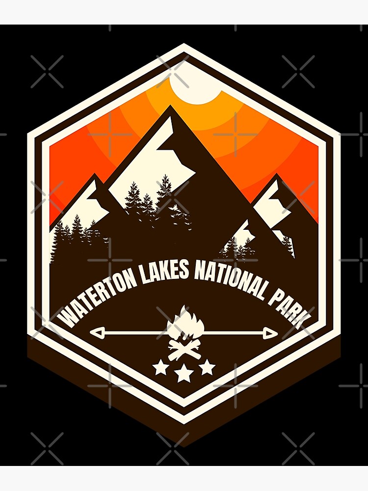 "Waterton Lakes National Park, Alberta" Poster for Sale by