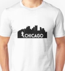 Chicago 26.2 miles Marathon Runner Slim Fit T-Shirt