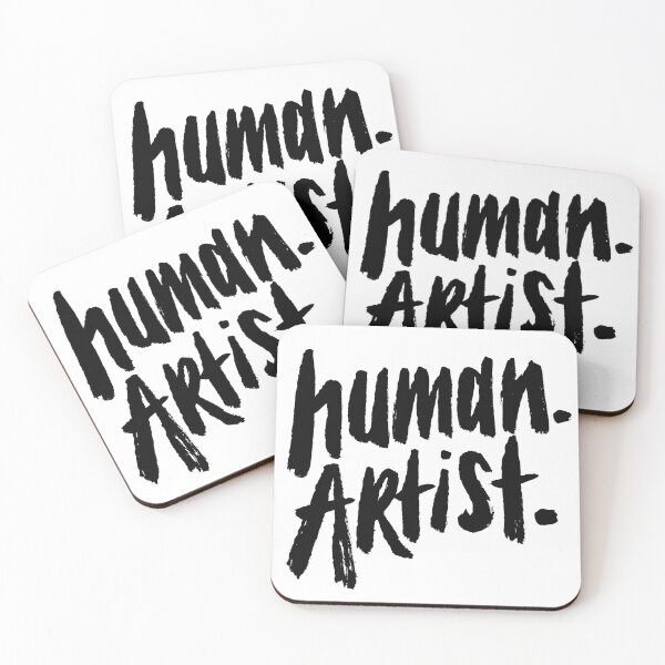 Item preview, Human artist - anti ai human art designed and sold by abowersock.