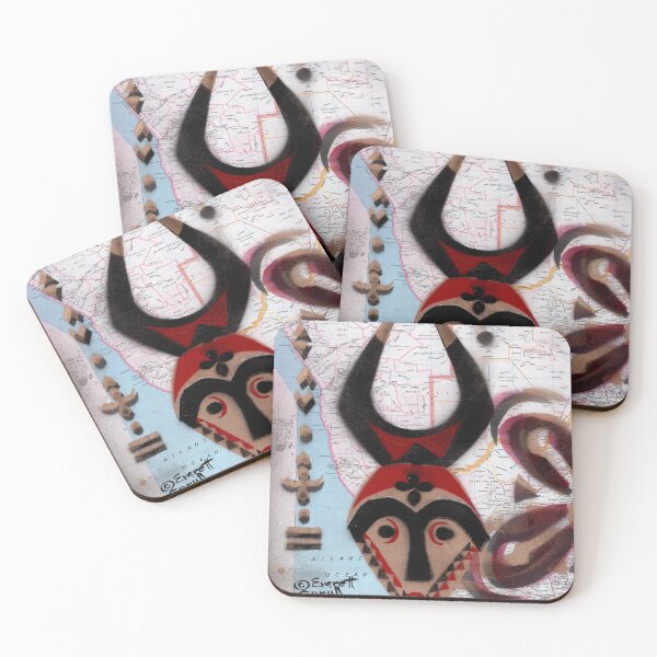 Item preview, African Antelope Mask and Adinkra Symbols designed and sold by Everett  Spruill.