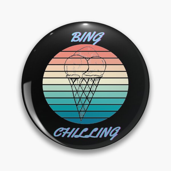 Item preview, BING CHILLING - ICE CREAM MEME designed and sold by ArtzandDesignz.