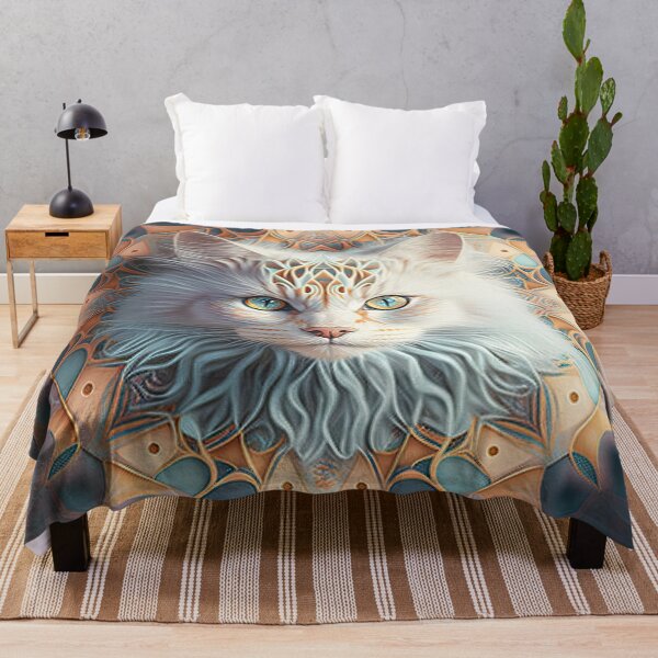 Item preview, A Fractal Portrait of a Khao Maine Cat designed and sold by Daniel Leighton.