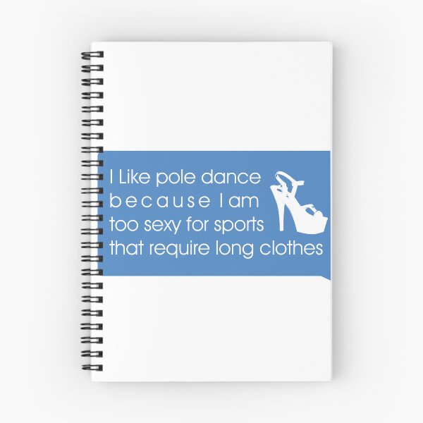 Item preview, Pole Dance quote Bumper Sticker | I like pole dance because I am too sexy for  sports that require long clothes designed and sold by Soratern.