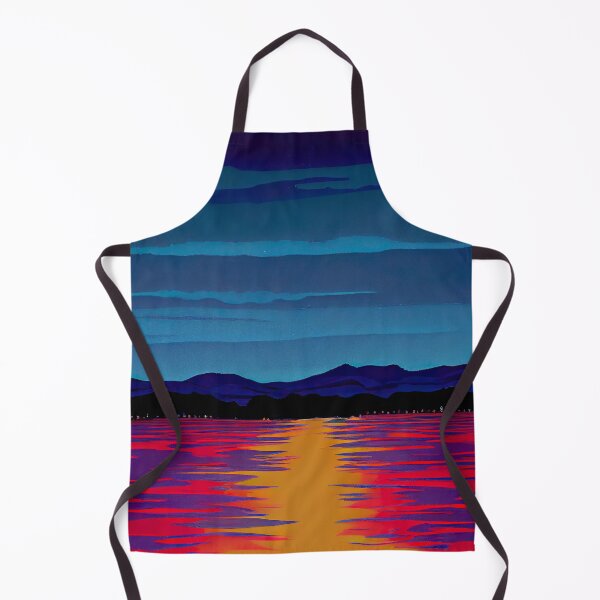 Item preview, Lake Just After Sunset: Silkscreen Landscape designed and sold by Studio Axis.