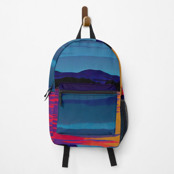 Item preview, Lake Just After Sunset: Silkscreen Landscape designed and sold by Studio Axis.