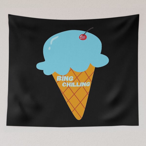 Item preview, BING CHILLING - ICE CREAM MEME designed and sold by ArtzandDesignz.