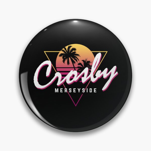 Item preview, Funny 80s Retro Sunset 'Crosby' merseyside designed and sold by dinosareforever.