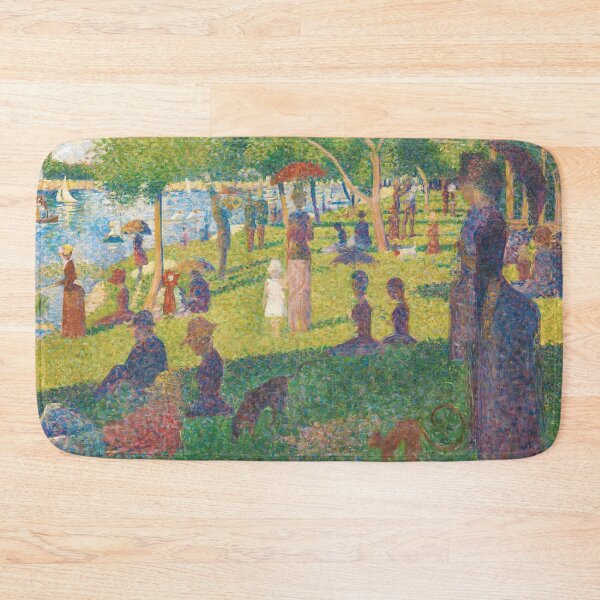 Item preview, A Sunday on La Grande Jatte By Georges Seurat: Painting Artwork Enhanced For Brighter Colors designed and sold by MonochromaKey.